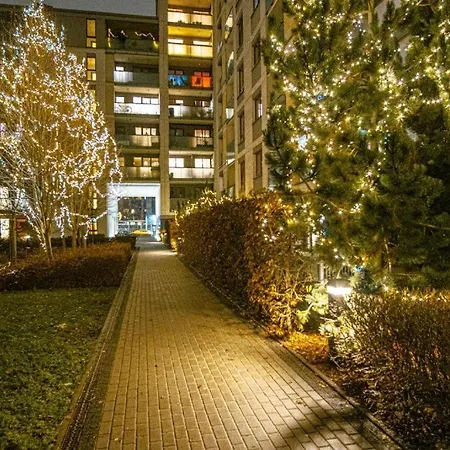 Modern Zoliborz Lux Near Center With Parking And Garden 아파트